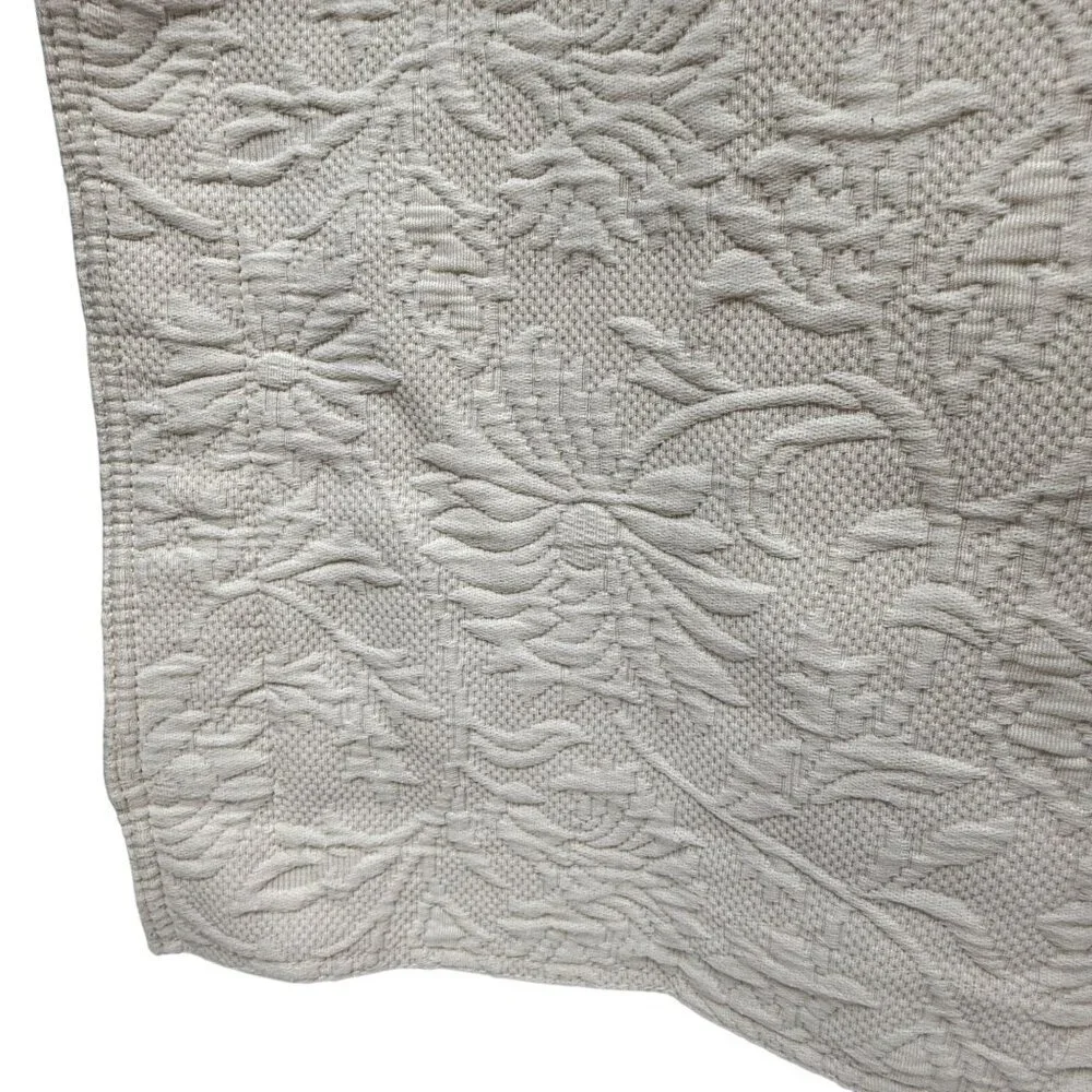 Charter Club Matelasse Pillow Sham Standard Size Pillowcase Cream